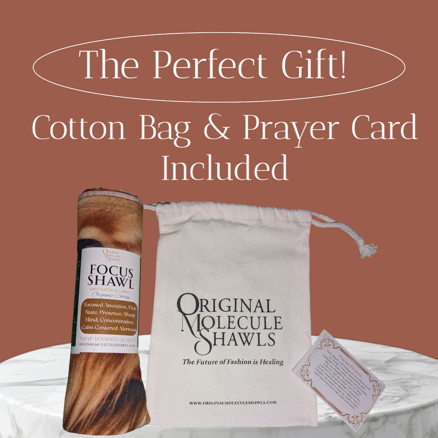 Focus Shawl –Sun Lion & Angel Wings for Focused Attention & Clarity