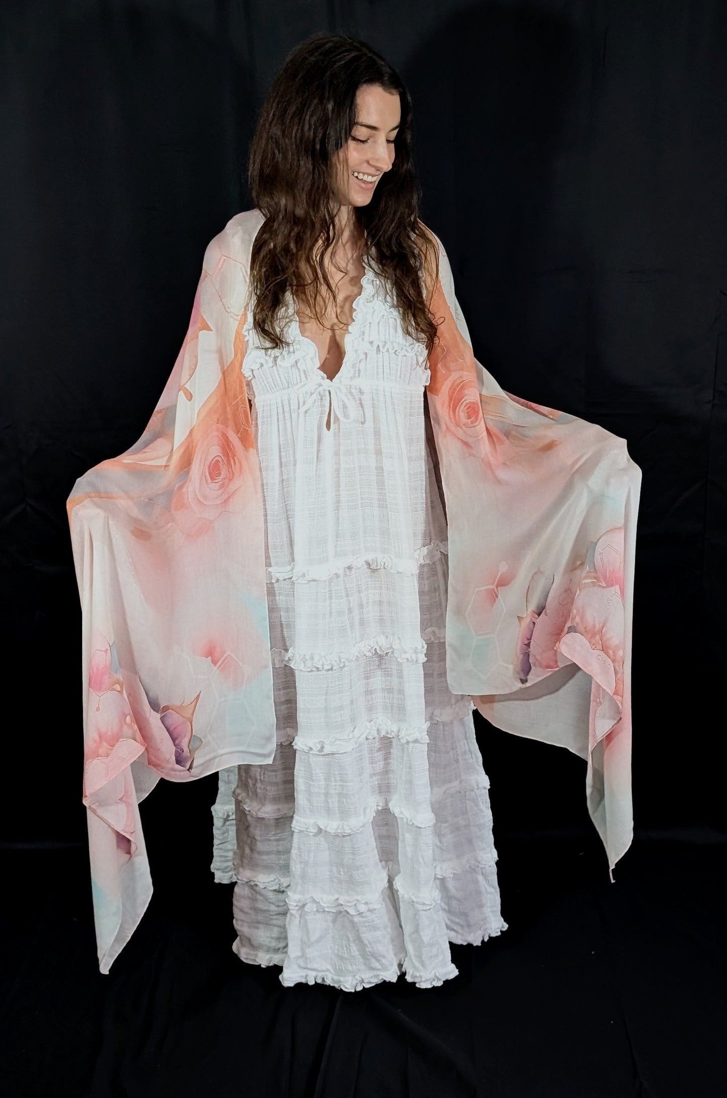 Modal Bliss Shawl – Divine Feminine Wrap for Joy & Emotional Harmony