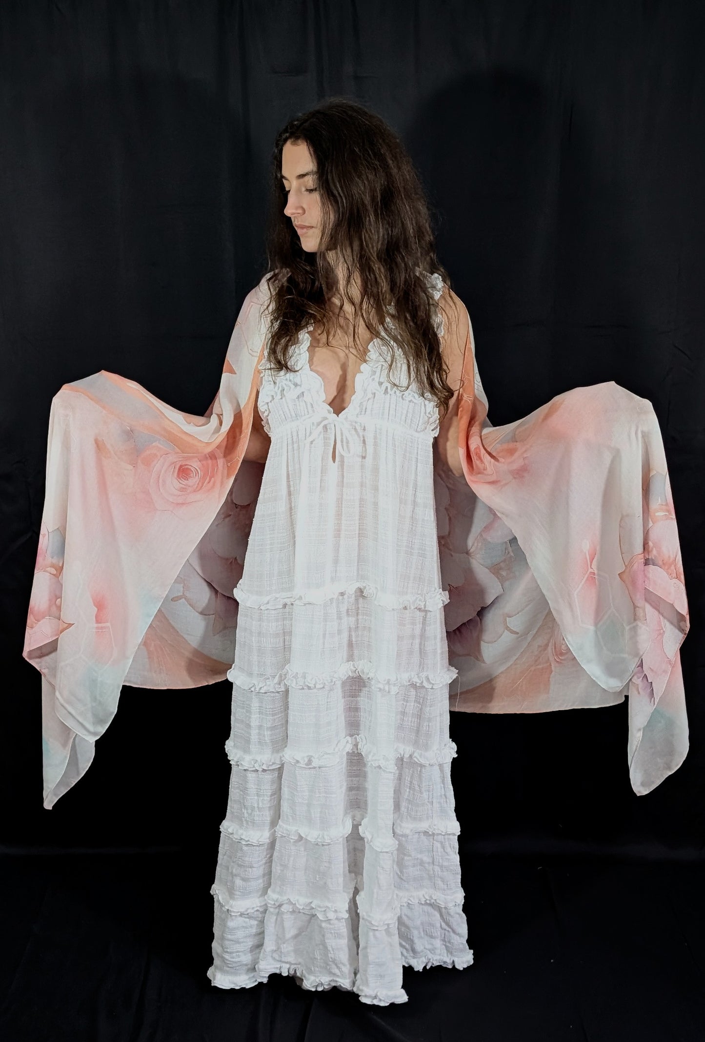 Modal Bliss Shawl – Divine Feminine Wrap for Joy & Emotional Harmony