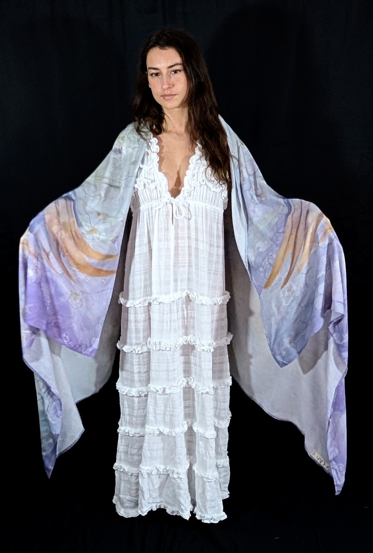 Organic Cotton Sleep Shawl – Owl Design for Peaceful Sleep & Nighttime Calm
