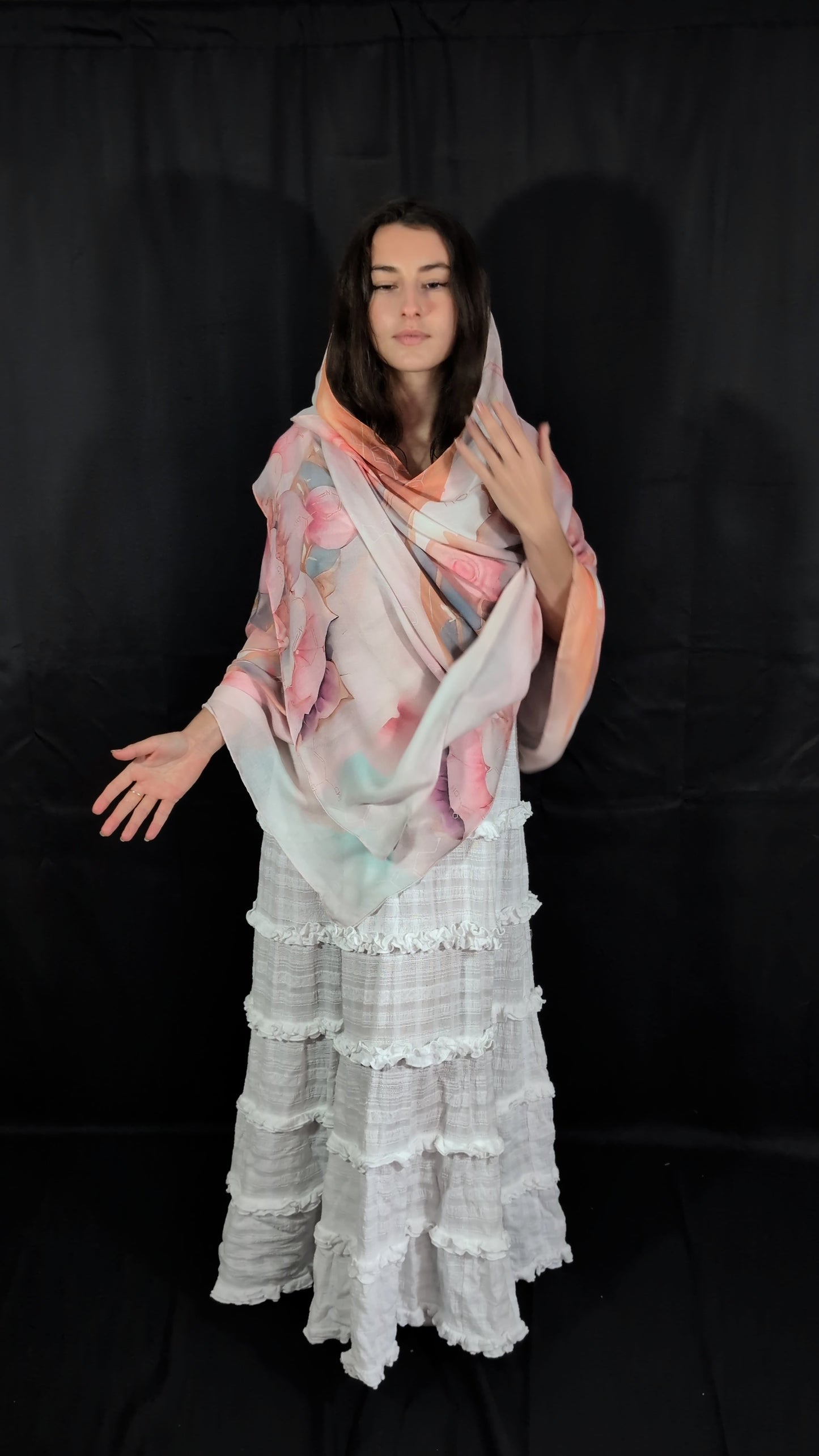 Modal Bliss Shawl – Divine Feminine Wrap for Joy & Emotional Harmony