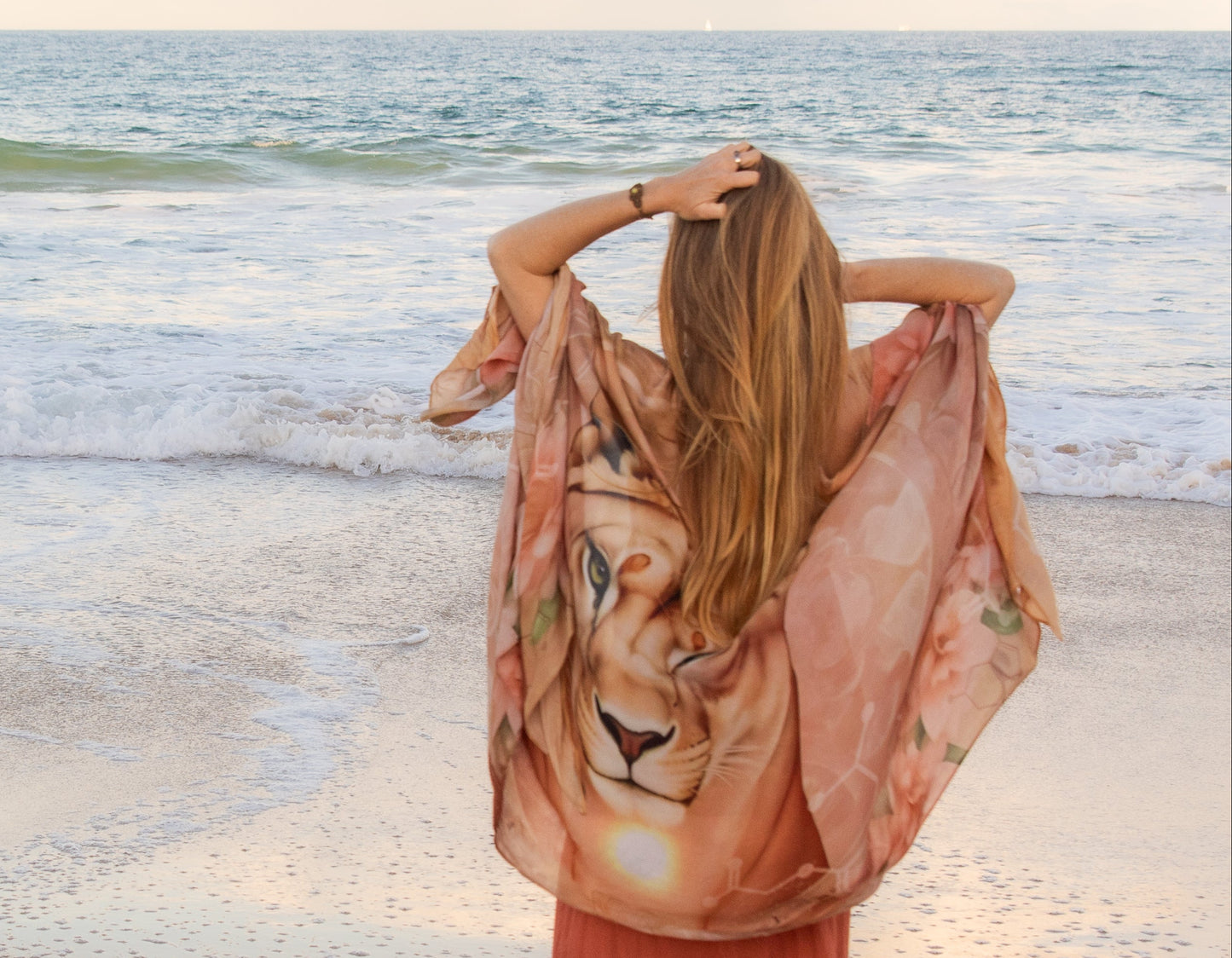 Powerful Expression Shawl - Wild Lioness