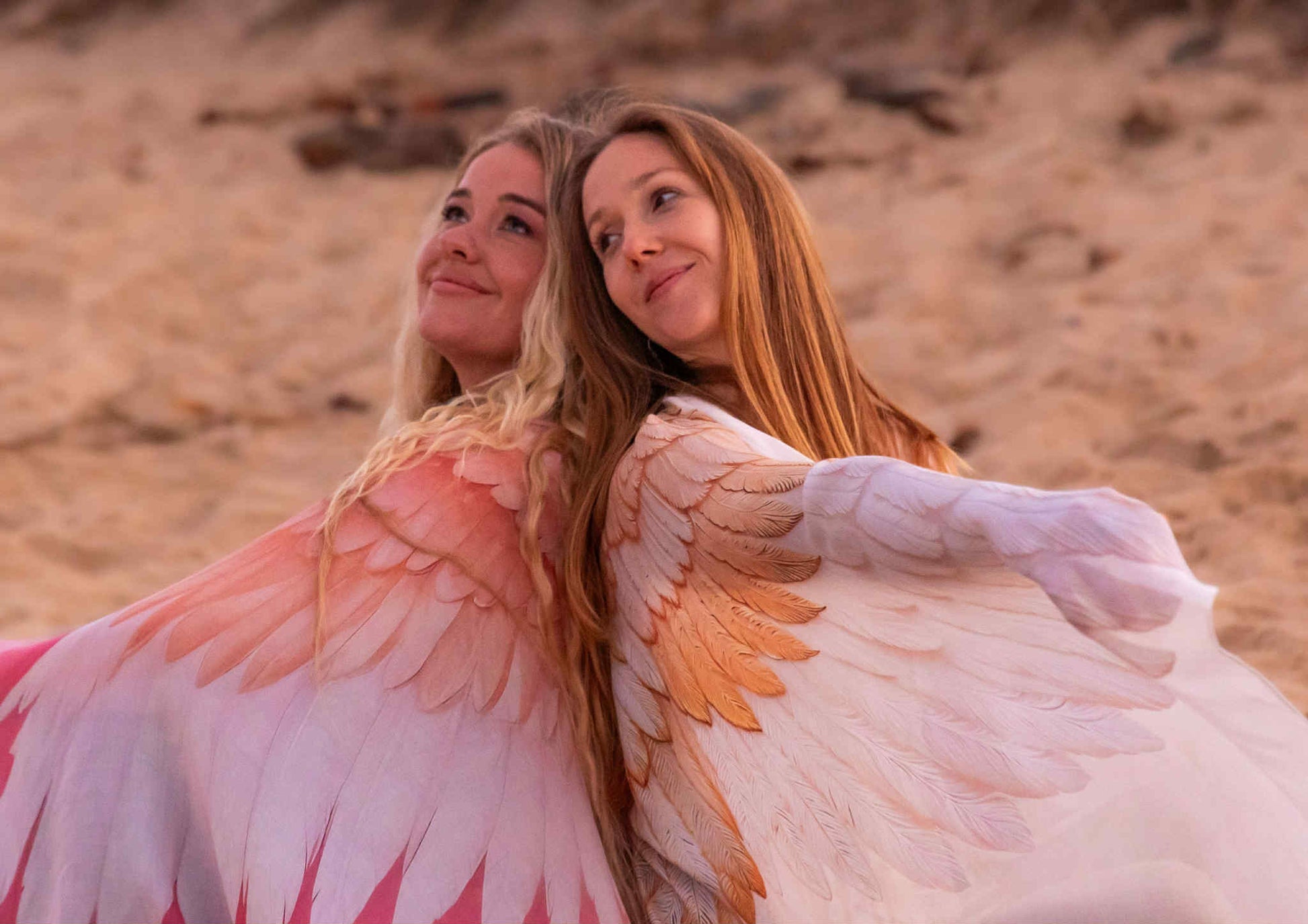 Protection Shawl gold angel wing kaftan vegan silk shawl for festivals and ceremonies