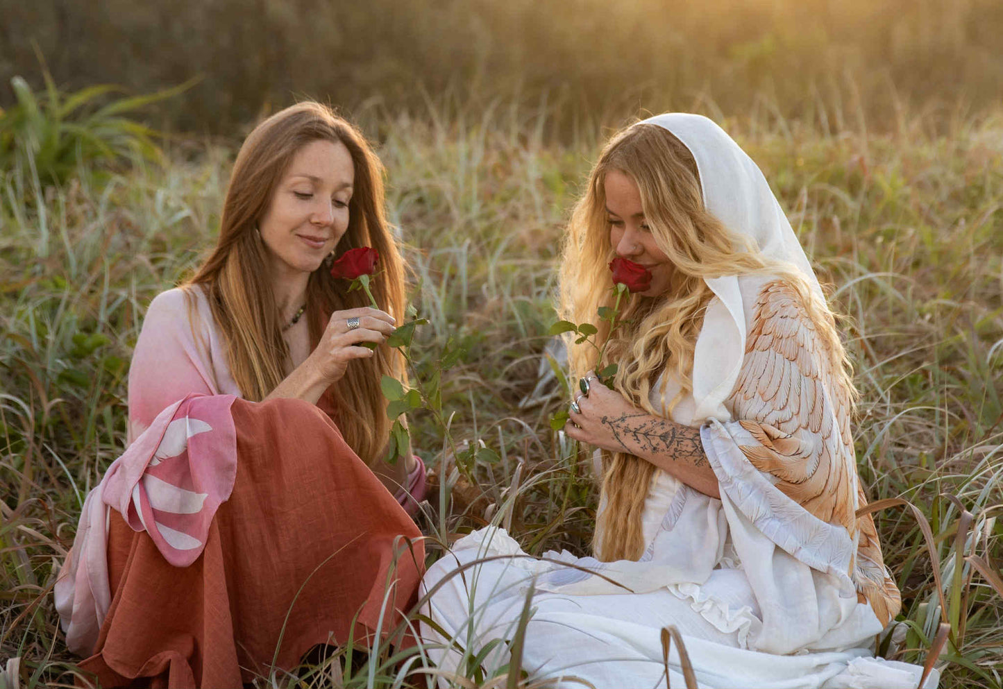 Protection Shawl gold angel wing kaftan vegan silk shawl for festivals and ceremonies