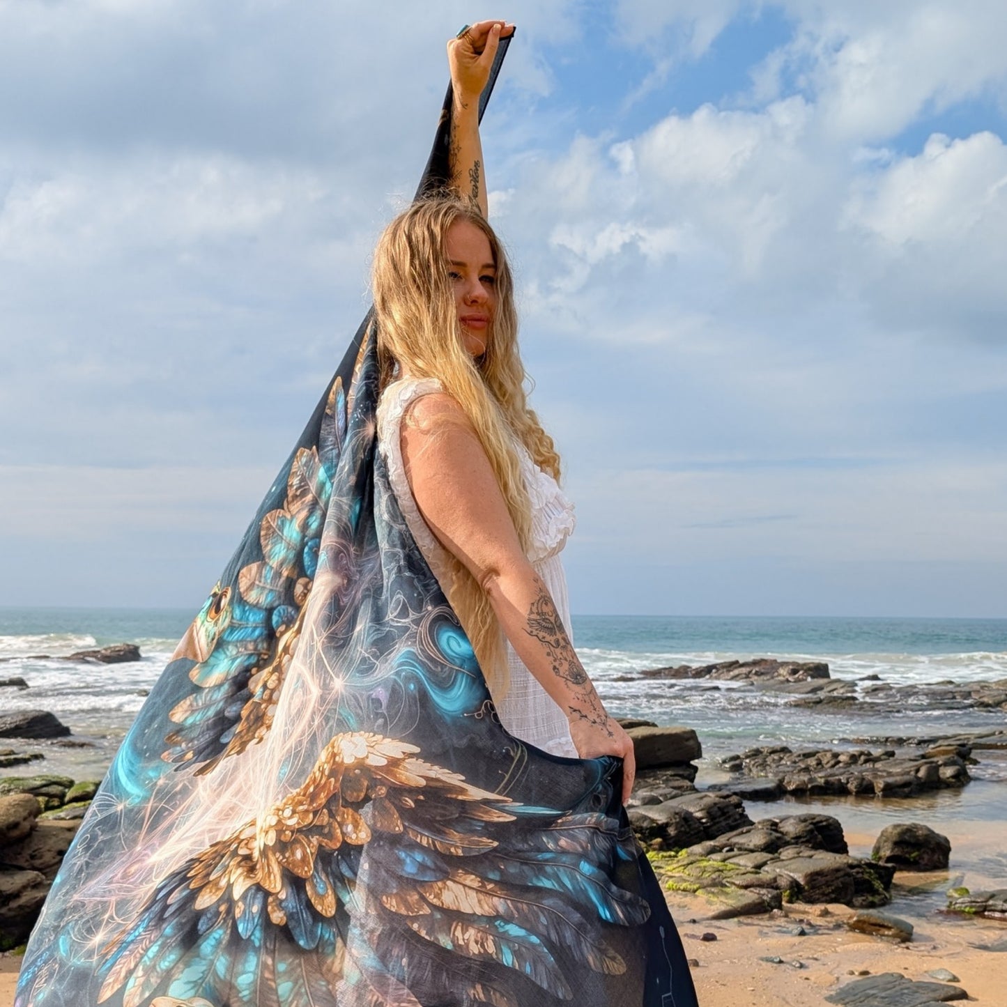 Expansion Shawl – Winged Ceremony Clothing for Expanded States