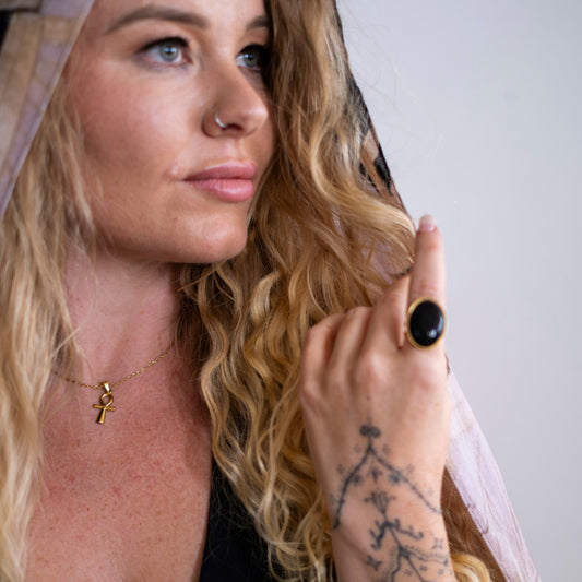 Ankh Necklace | Spiritual Gold Necklace