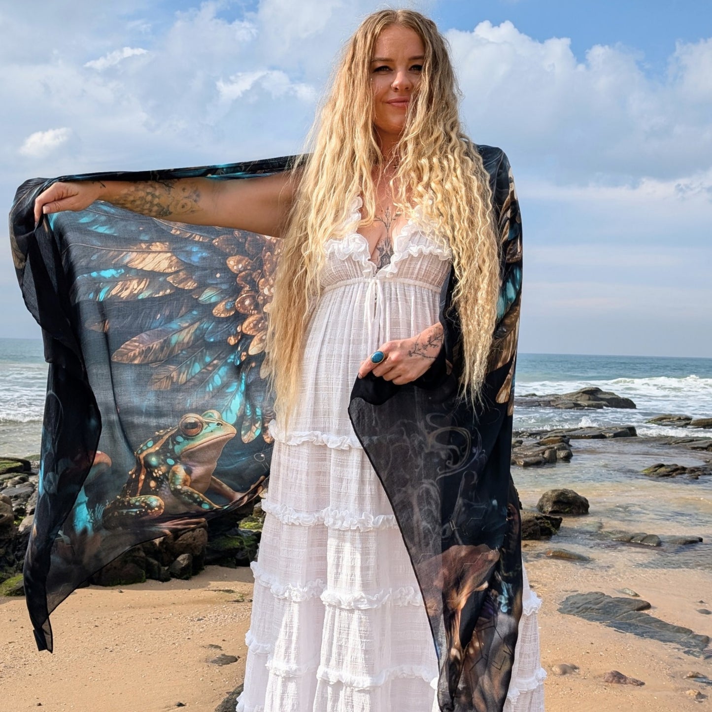 Expansion Shawl – Winged Ceremony Clothing for Expanded States