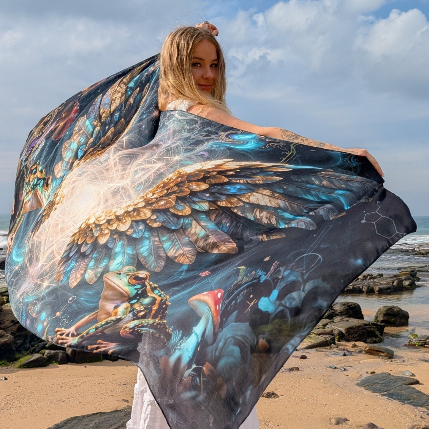 Expansion Shawl – Winged Ceremony Clothing for Expanded States