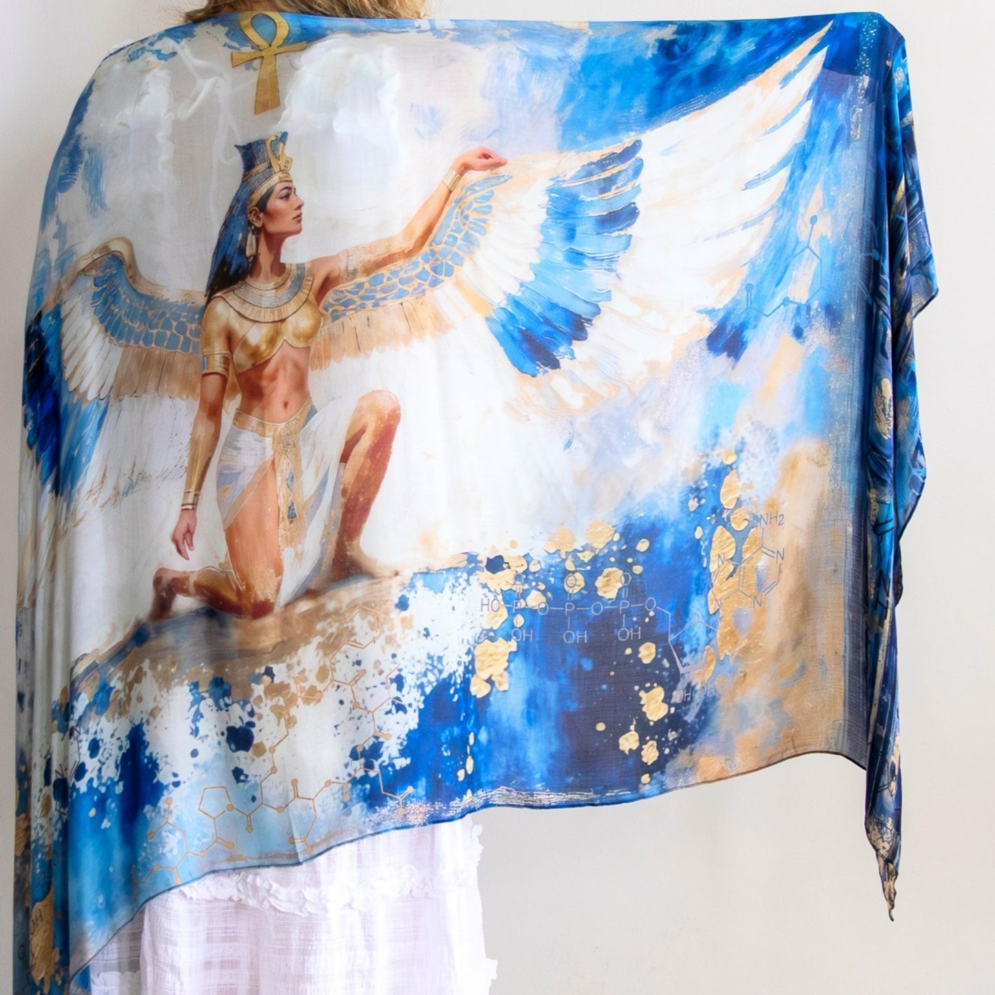 Embodied Power Shawl – Isis Egyptian Goddess Wing Scarf