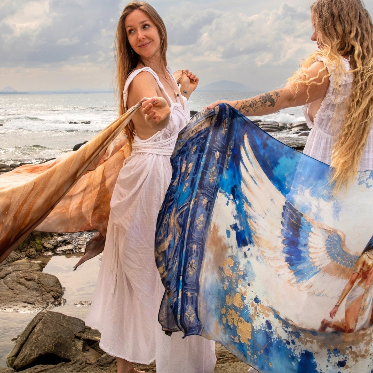 Embodied Power Shawl – Isis Egyptian Goddess Wing Scarf