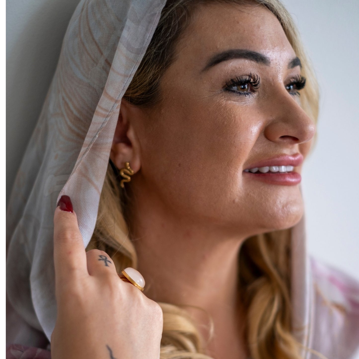 Snake Stud Earrings | Spiritual Gold Earrings