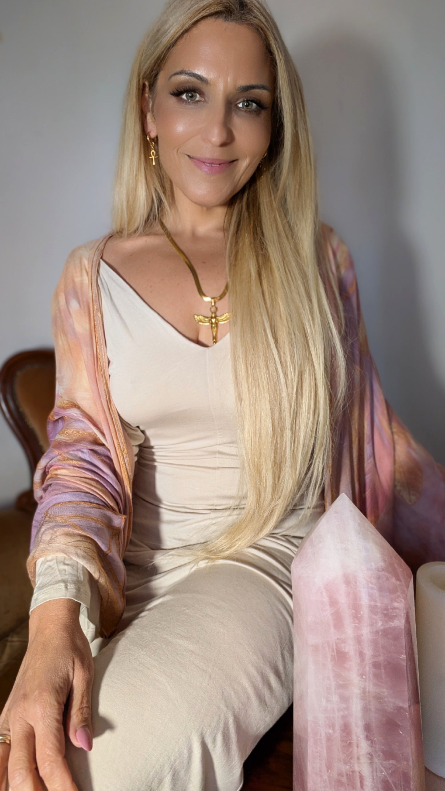 Goddess of Joy Bundle three-piece spiritual jewellery and shawl package for women