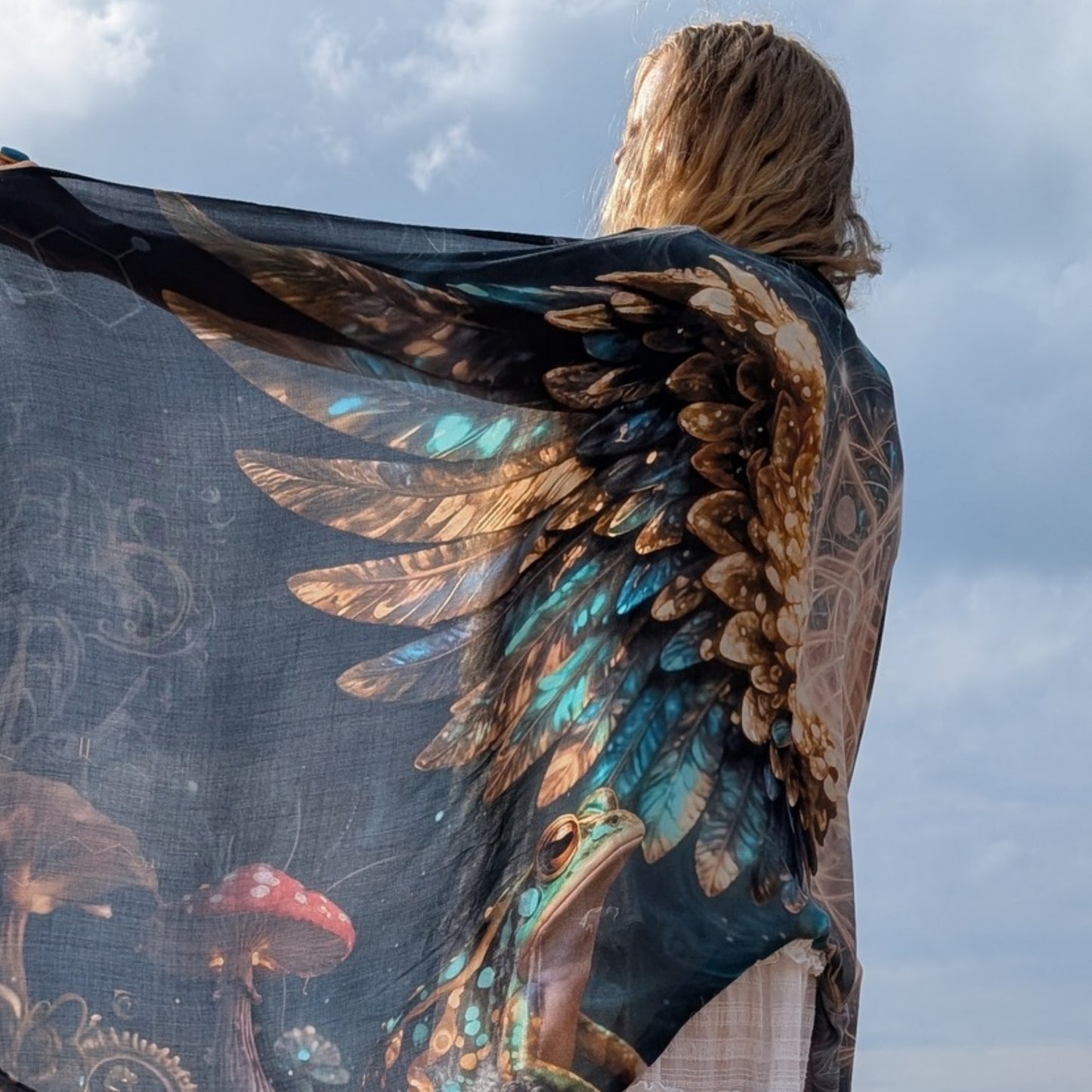 Expansion Shawl – Winged Ceremony Clothing for Expanded States