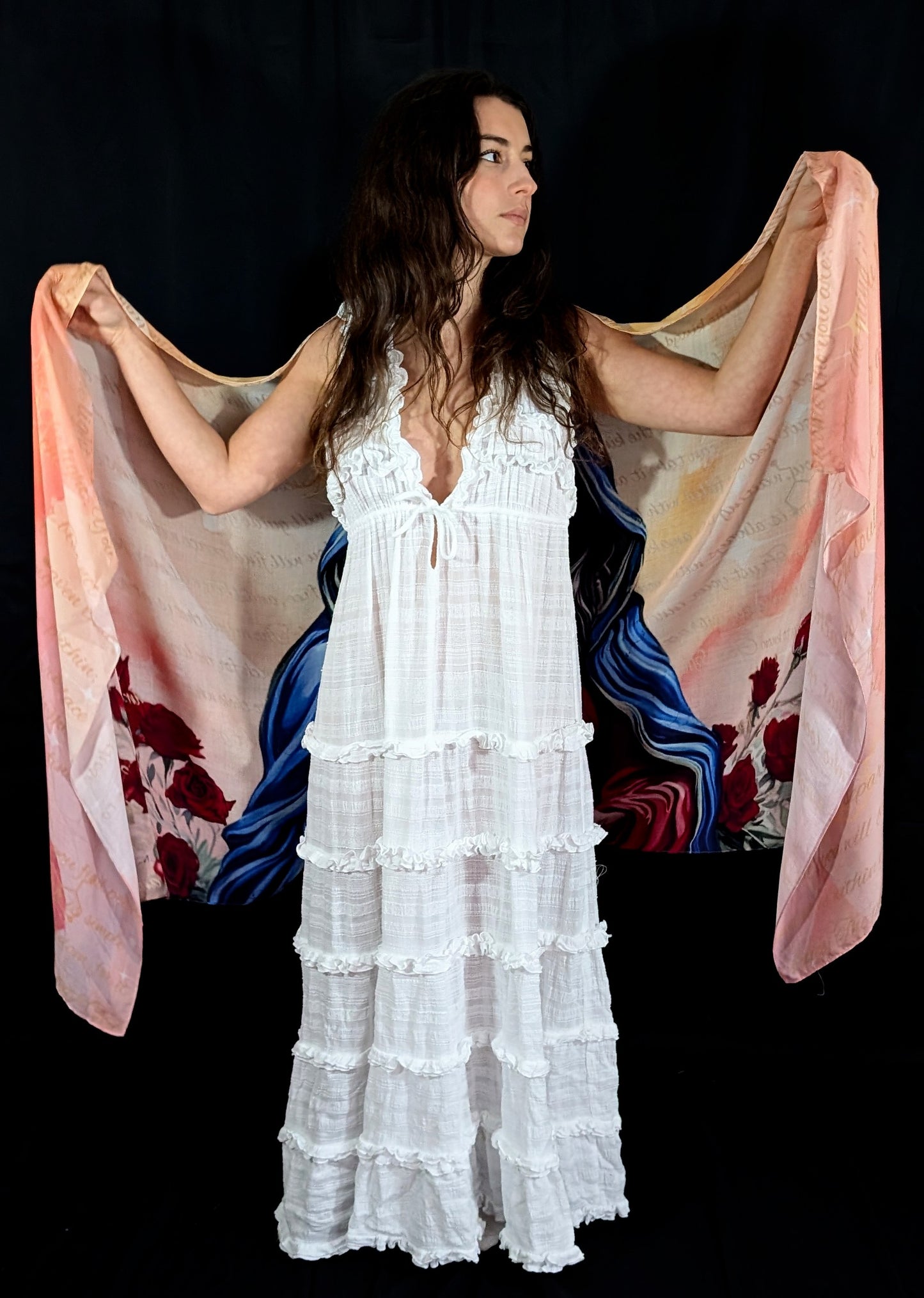 Gospel of Mary Magdalene Shawl –  Divine Feminine Activation. Be Wrapped in Prayer.