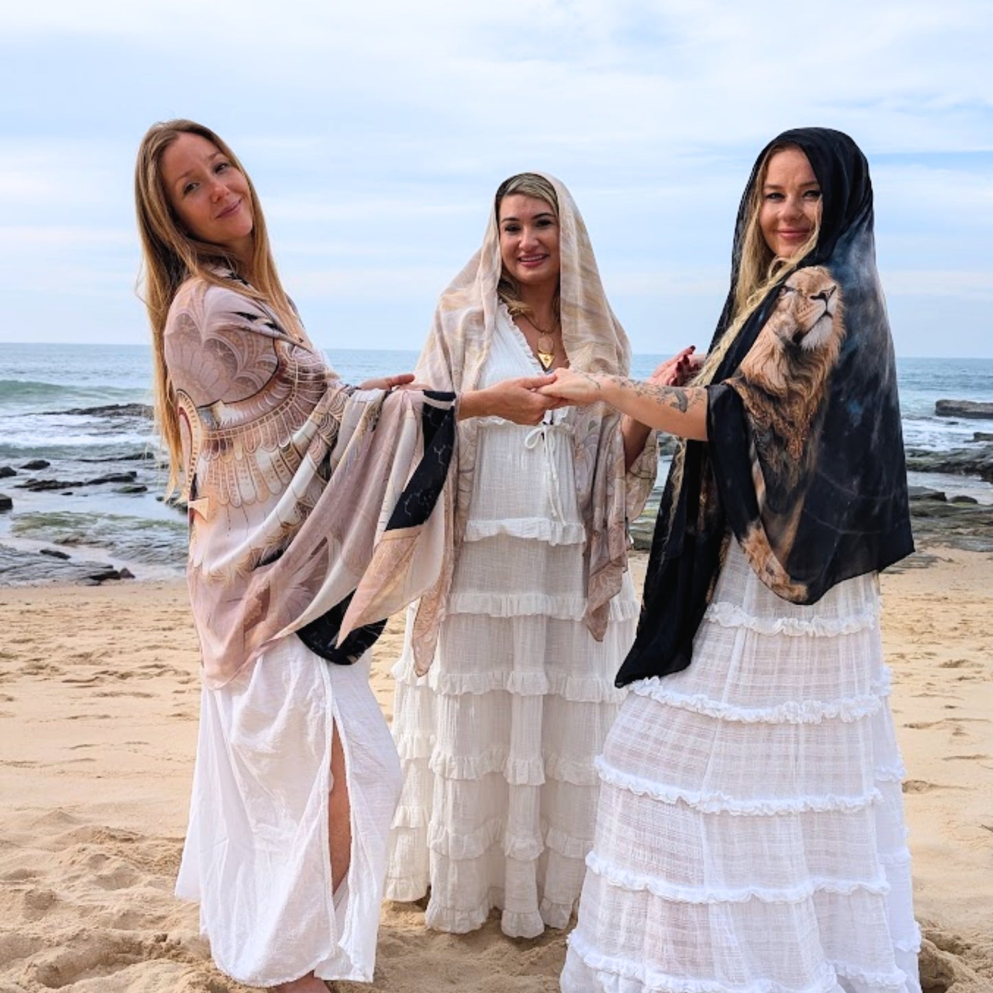 Balance Shawl – Egyptian Winged Goddess Scarf