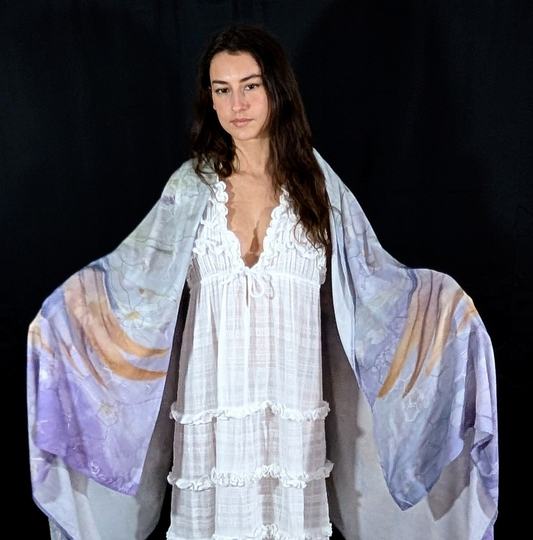 Organic Cotton Sleep Shawl – Owl Design for Peaceful Sleep & Nighttime Calm