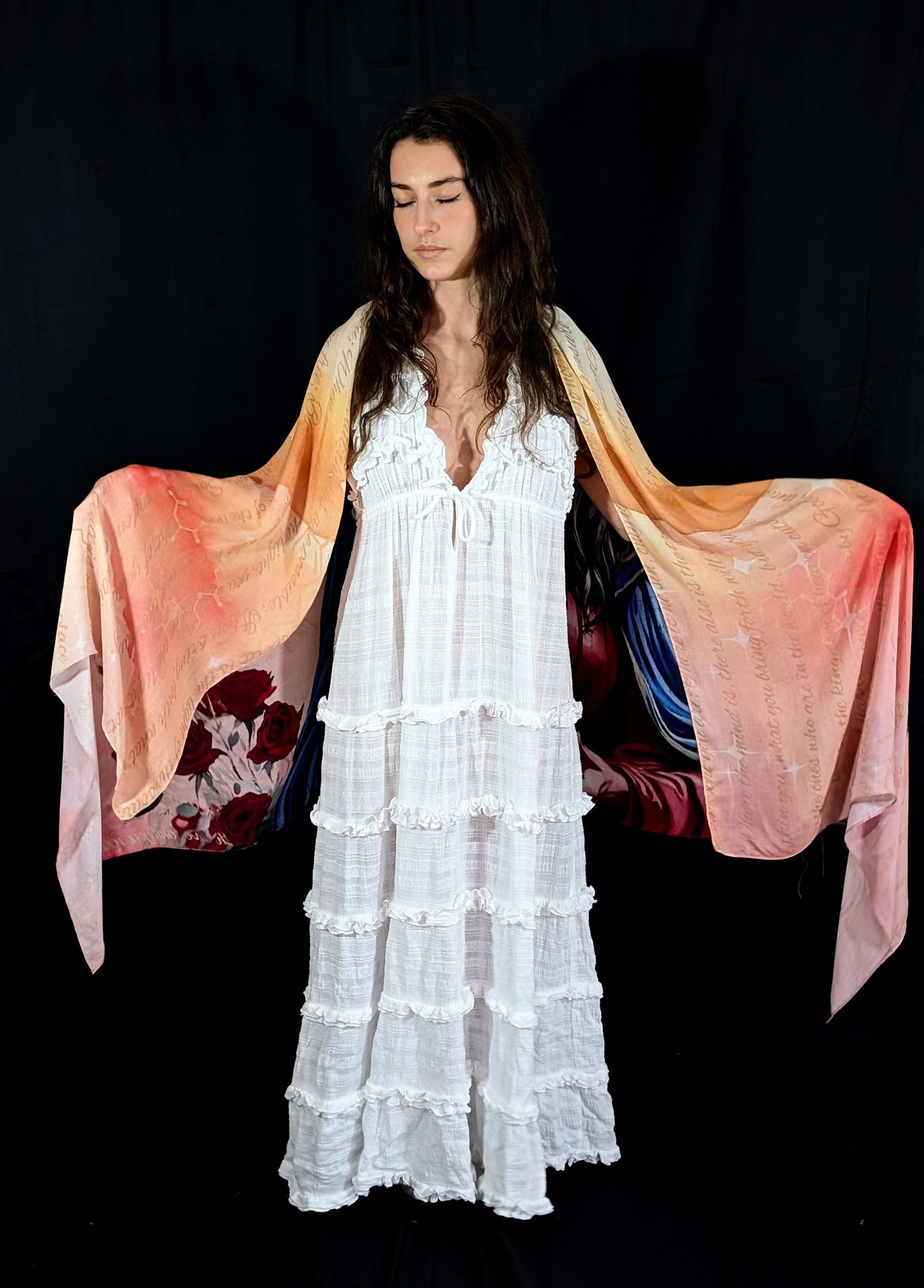 Gospel of Mary Magdalene Shawl –  Divine Feminine Activation. Be Wrapped in Prayer.
