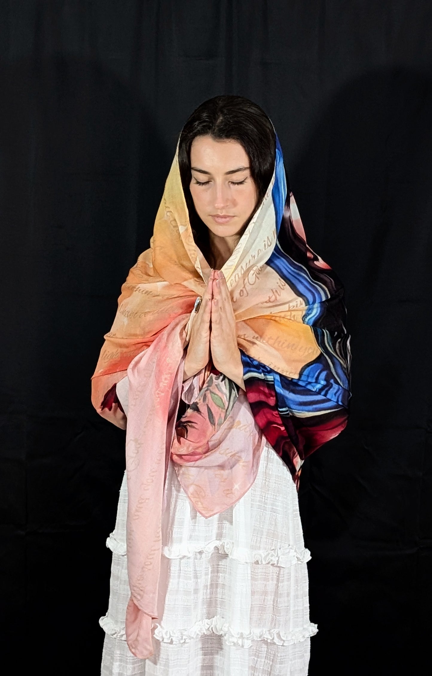 Gospel of Mary Magdalene Shawl –  Divine Feminine Activation. Be Wrapped in Prayer.