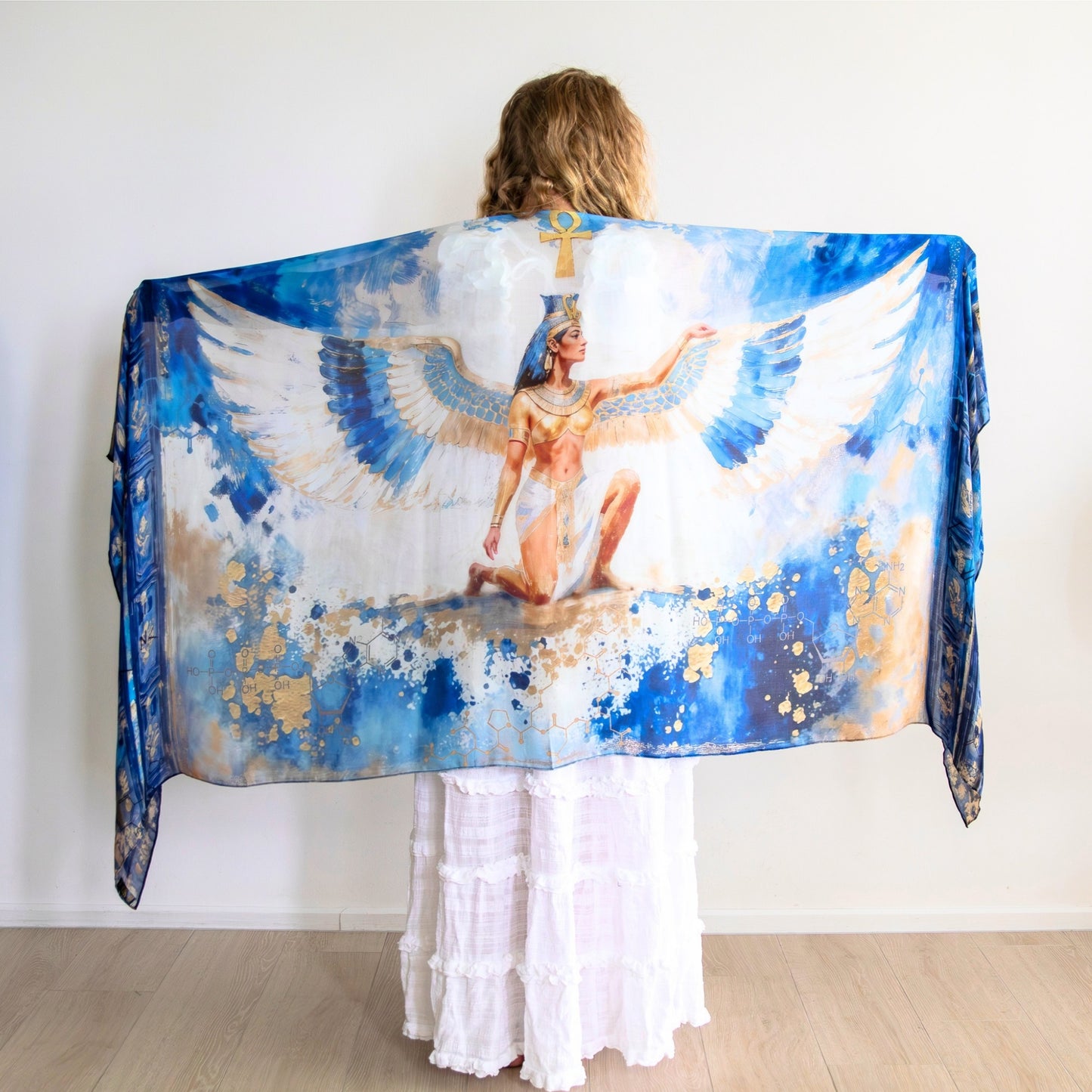 Embodied Power Shawl – Isis Egyptian Goddess Wing Scarf